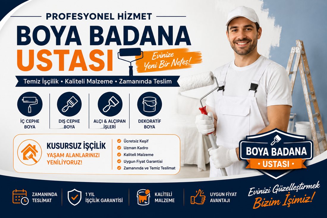 Irmak boya badana ustası – profesyonel boyacı